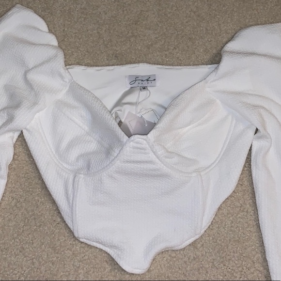 Sabo Skirt White Top NWT M - Picture 3 of 6